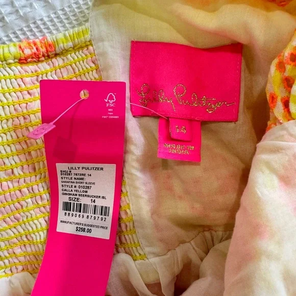 Lilly Pulitzer yellow dress - Picture 7 of 7